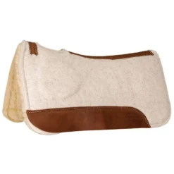 Mustang Tan Wool Correct Fit Pad With Fleece Bottom