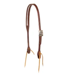Cowperson Tack 5/8in. Floral Buckle Slot Ear Headstall