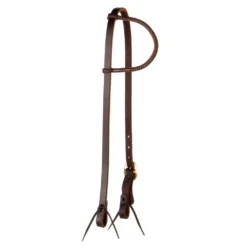 Berlin Custom Leather Tack Single Rolled Ear Headstall