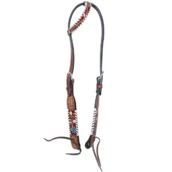 Rafter T Floral Vine Single Ear Headstall