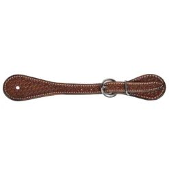 Professionals Choice Mens Chestnut Sagebrush Basketweave Spur Straps