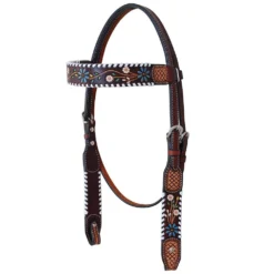 Rafter T Ranch Company Floral Vine Browband Headstall