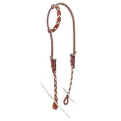 Rafter T Ranch Company Silver Laced Single Ear Headstall