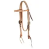 Cowboy Tack 5/8in Roughout Buckstitch Browband Headstall With Vegas Buckles