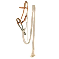 NRS Rawhide Double Rope Nose Loping Hackamore