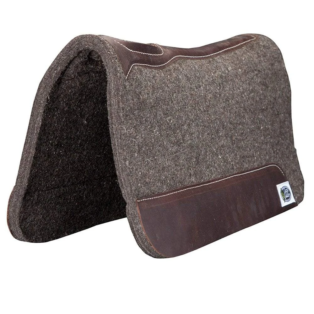 Cactus Saddlery 1 In Grey Wool Felt Saddle Pad