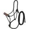 Tough 1 Mule Tape Halter With Beaded Nose And 10ft Lead Rope