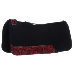 5 Star Equine Products Supplies Inc. 5 3/4in. Black Barrel Racer W/ Red Rose 30x28