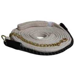 Mustang Cotton Lunge Line W/ Bungee And Chain