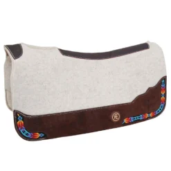Reinsman 3/4 Inch Limited Edition Apex Infinity Beaded Contour Felt Saddle Pad