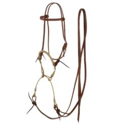 NRS Rawhide Noseband Martingale Breaking Bridle
