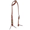 Oxbow Tack Peyote Rawhide And Beaded Inlay Single Ear Headstall
