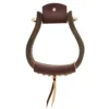 Partrade Trading Corporation Open Range 3 /4in. Dark Wood Bell Stirrups