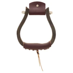 Partrade Trading Corporation Open Range 2 /4in. Dark Wood Bell Stirrups