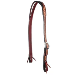 Professionals Choice Crosshatch Split Ear Headstall