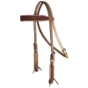 Professionals Choice Chestnut/Natural Basketweave Browband Headstall