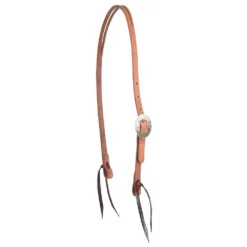 Martin Saddlery Harness Leather Split Ear Headstall With Guthrie Buckle