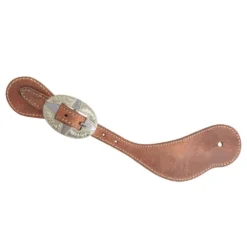 Martin Saddlery Natural Harness Leather Spur Straps With Guthrie Buckle