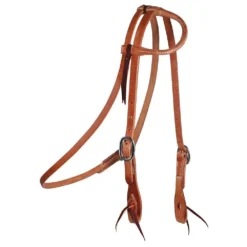 Professionals Choice Cowboy Laced Single Ear Headstall W/Throatlatch