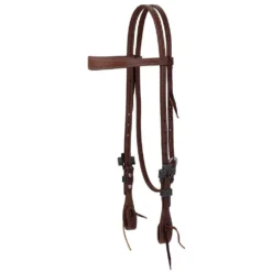 Weaver Leather Protack Rasp Slim Browband Headstall