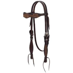Weaver Leather Turquoise Cross Frontier Tack Browband Headstall