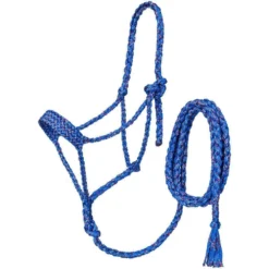Tough 1 Mule Tape Halter/10ft Lead Royal Funfetti