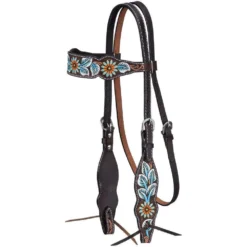Tough 1 Vintage Floral Browband Headstall