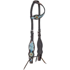Tough 1 Vintage Floral Single Ear Headstall