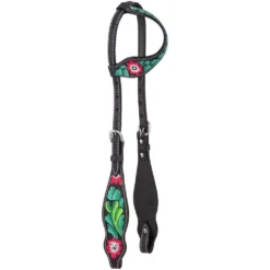 Tough 1 Pink Cactus Flower One Ear Headstall
