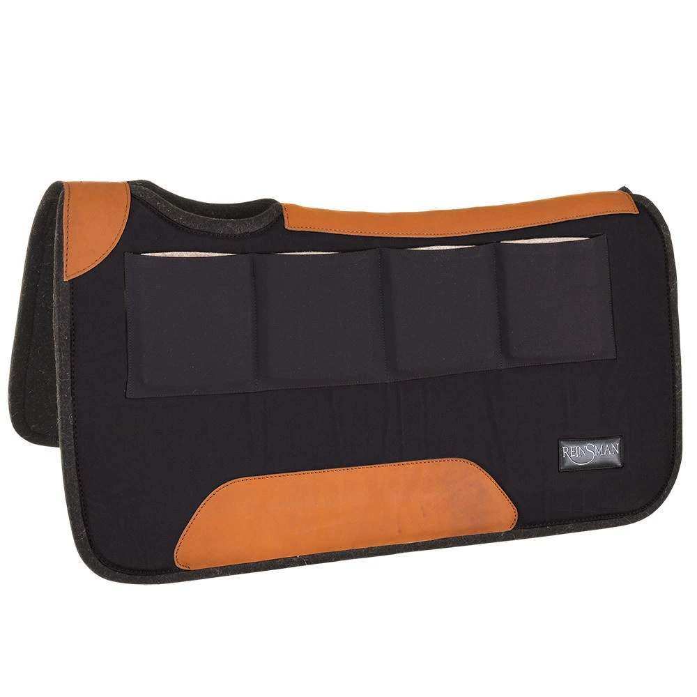 Reinsman 7/8 Inch 4 Pocket Shim Correction Felt Saddle Pad