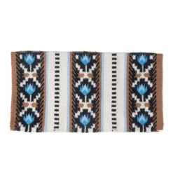 NRS Excusive Tulip Tan/Turquoise Saddle Blanket