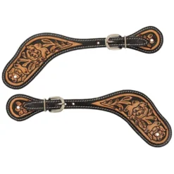 Reinsman Blooming Wild Men's Spur Straps