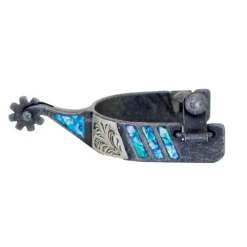 Cowboy Tack Turquoise 1 Inch Band Men's Spurs