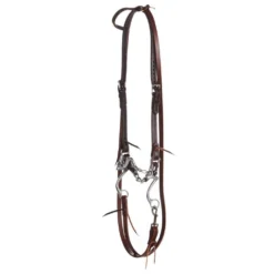 Nrs Tack Horse Bridle Set With Wide Ported Chain 7 Shank Bit
