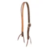 Martin Saddlery Ranahan Tooled Diamond Slit Ear Headstall