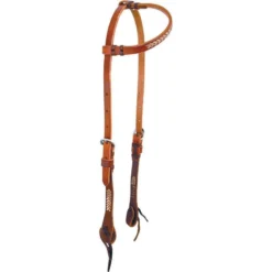 Martin Saddlery Rawhide Laced Slip Ear Headstall