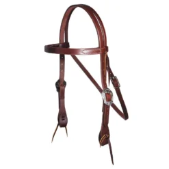 Professionals Choice Ranchhand 3/4in. Brow Band Headstall W/Daisy Buckles