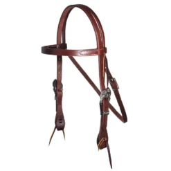 Professionals Choice Ranchhand 3/4in. Brow Band Headstall W/Elvis Buckles