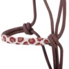 Cashel Company Brown Cheetah Beaded Nose Rope Halter/Lead