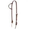 Cowperson Tack Silver Bar Buckle Single Ear Headstall