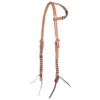 Martin Saddlery 5/8in Laced Harness Leather Single Ear Headstall