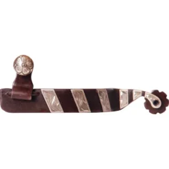 NRS Antique Silver Angle Spurs