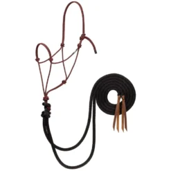 Weaver Leather Silvertip Big Sky Loping Halter With Split Reins