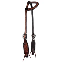 Professionals Choice Block Basket Single Ear Headstall