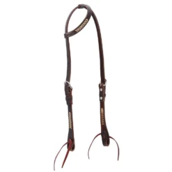 Oxbow Tack Sonoma Single Ear Headstall W/ Rawhide Weaving