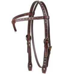 Cashel Company Tiefront Headstall With Antique Dots