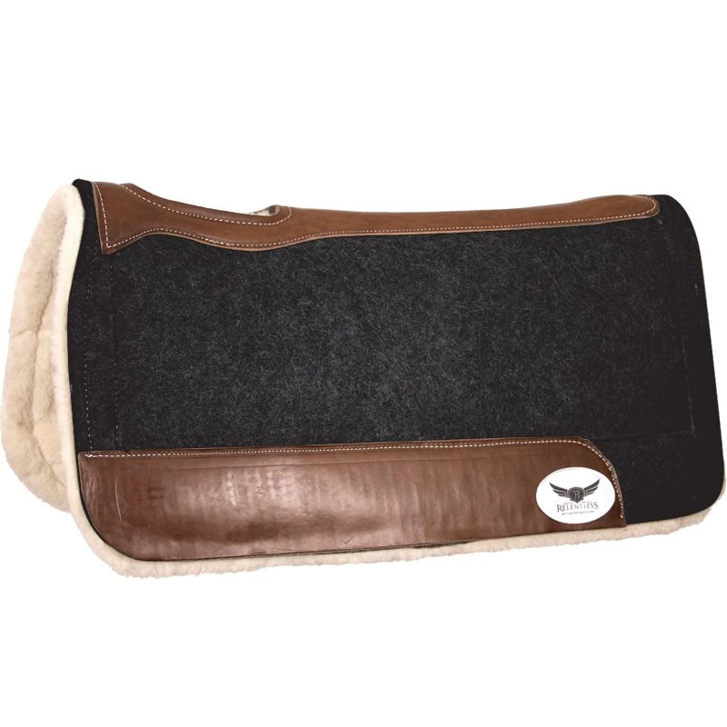 Cactus Saddlery 3/4in. Trevor Brazile Black Extreme Roper Gel Saddle Pad