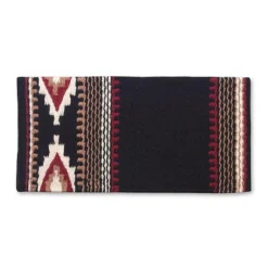 Mayatex New Zealand Cowtown Wool Saddle Blanket Black/Red/White
