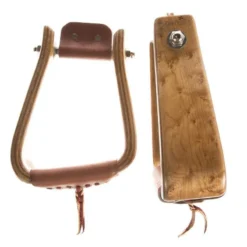Don Orrell Birds Eye Maple 3in. Angled Roper Stirrup
