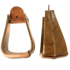 NRS 4 Inch Deep Roper Wood Stirrup